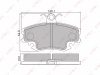 Колодки тормозные Logan (05-14)/Largus (12-) перед (арт. BD6301)