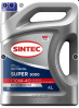 Масло SINTEC SUPER 3000 10W40 (моторное) SG/CD( 4л) п/синт. (арт. 600240)